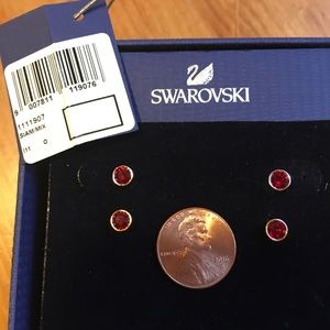 Swarovski Crystal stud earrings.